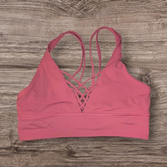 Lululemon Bind & Cross Bra Moss Rose - Picture 5 of 7